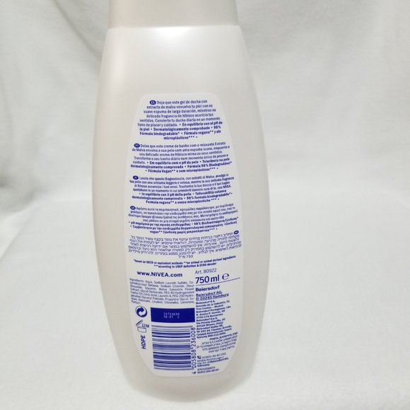 2 Bottles Nivea Hibiscus & Mallow Extract Body Wash Brand New - Picture 7 of 16